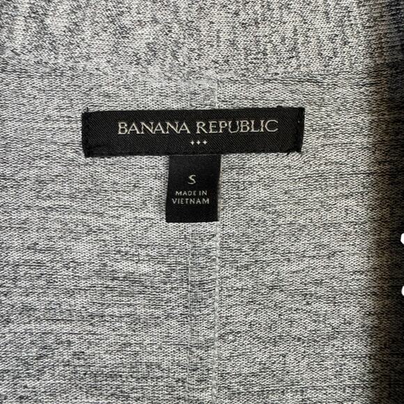 Banana Republic NEW Heather Gray Knit Luxespun Tie Waist Duster Cardigan Sweater - Picture 13 of 14